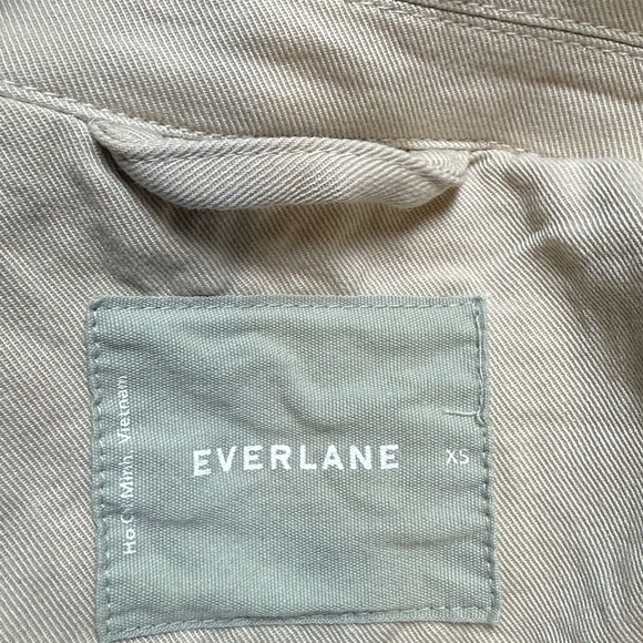 Everlane The Drape Trench Coat In Sandstone, size XS - Picture 9 of 11